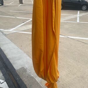 Bright Orange Mesh Fabric Baby Ring Sling